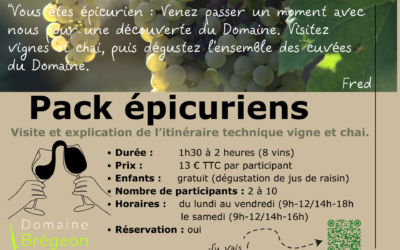 II – Le « Pack Epicuriens »